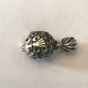 Authentic Pandora Blowfish charm